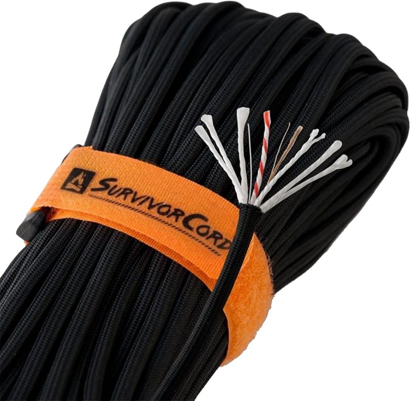 SurvivorCord Paracord Survival Patented Firestarter